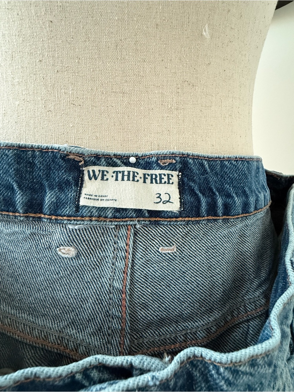 Free People Final Countdown Cuffed Low Rise Jeans - Picture 3 of 13